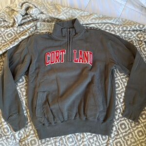SUNY Cortland 3 quarter zip